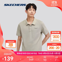 SKECHERS 斯凯奇 男子夏季速干polo衫短袖凉感通勤运动上衣