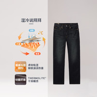 Levi's 李维斯 冬暖系列24秋季新品男士514舒适直筒挺阔牛仔裤00514 靛蓝色