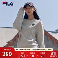 FILA 斐乐 情侣款套头卫衣休闲宽松针织长袖上衣