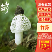 云芳斋 云南特级新鲜竹荪 鲜菌菇 煲汤食材 蘑菇菌子净含量500g源头直发