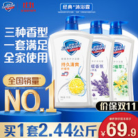 Safeguard 舒肤佳 净护沐浴露2.44kg套装（柠檬1kg+金银花720g+薰衣草720g）