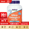 NOW Foods NOW 诺奥 深海鱼油高含量软胶囊 无腥味 Omega-3 180粒