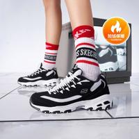 SKECHERS 斯凯奇 爆款女鞋百搭运动休闲鞋厚底熊猫鞋女老爹鞋秋冬季