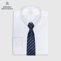 限尺码：Brooks Brothers 男士春新牛津纺扣结领免烫修身正装衬衫