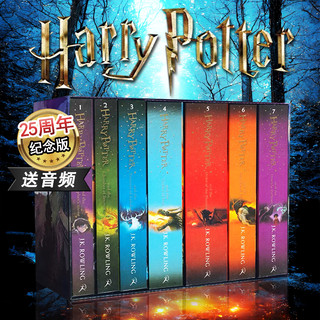 现货 哈利波特英文原版Harry Potter Box Set1-7英国版盒装全套平装书