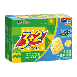 康师傅 3+2苏打夹心饼干柠檬+乳酸菌味 650g 26包