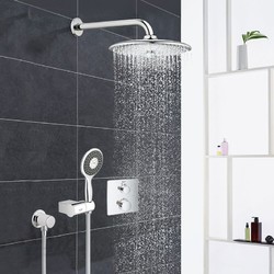 GROHE 高仪 原装进口入墙260顶喷卫生间家用墙式淋浴花洒套装