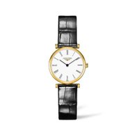 LONGINES 浪琴 嘉岚简约小表盘百搭皮带女士石英手表24mm