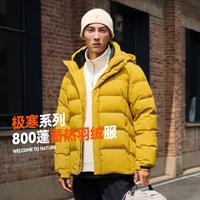 PELLIOT 伯希和 800蓬鹅绒户外羽绒服男防风保暖开衫百搭运动滑雪外套