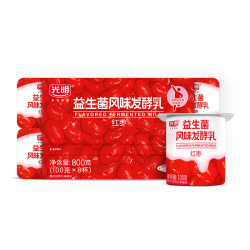 Bright 光明 红枣益生菌风味发酵乳100g*24杯酸奶小杯装早餐奶顺丰包邮