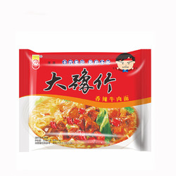 豫竹 大方便面整箱袋装干吃干脆面休闲食品52g*40 香辣味