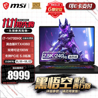 MSI 微星 神影16丨17 游戏本