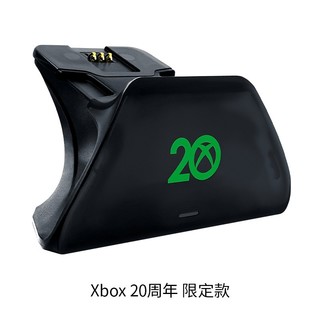 88VIP：RAZER 雷蛇 Xbox手柄通用快充底座适用于微软xboxone精英游戏手柄架充电底座托xboxseriesx电池XBOX20周年配套