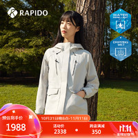 Rapido 雳霹道 2024年秋季防泼水防透湿宋佳同款外套女CP4739O37 米色 L （165/88A）