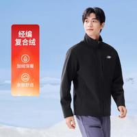 SKECHERS 斯凯奇 24年秋冬加绒运动外套男户外风衣舒弹男式外套