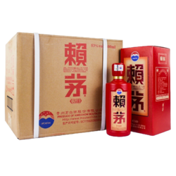 MOUTAI 茅台 赖茅 酱香型 高端白酒 商务送礼 53度 500mL 6瓶 赖茅 传禧 整箱装