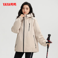 YAYA 鸭鸭羽绒服 鸭鸭山系户外休闲短外套2024冬季工装保暖加厚登山徒步上衣J