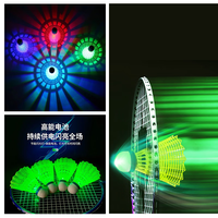 葵耐 防风设计发光尼龙球绿色组合四只羽毛球