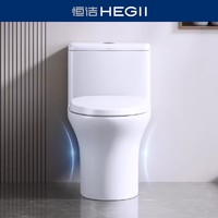 HEGII 恒洁 马桶家用坐便器小户型虹吸式陶瓷佛山坐便器503