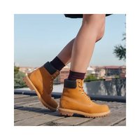 Timberland添柏岚 经典户外 潮流百塔 高帮大黄靴 10361W
