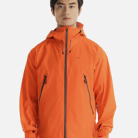 DECATHLON 迪卡侬 冲锋衣男女户外夹克防风登山防水外套MH500-5116457 橘色