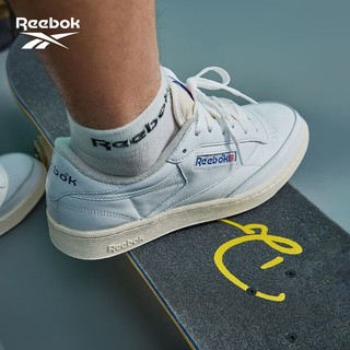 百亿补贴：Reebok 锐步 官方男女23CLUB C 85 VINTAGE运动休闲板鞋GX4467中性