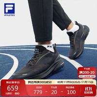 FILA 斐乐 官方柔云2+跑步鞋男鞋2024冬季新款专业运动鞋健身路跑鞋