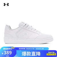 安德玛（UNDERARMOUR）秋冬Official女子简约运动休闲鞋3028487 白色100 36