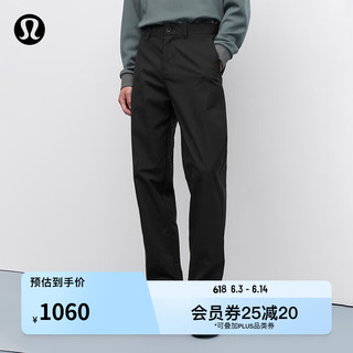 lululemon丨Relaxed-Tapered 男士宽松收腿长裤 *中长款 LM5AN1S 黑色 33