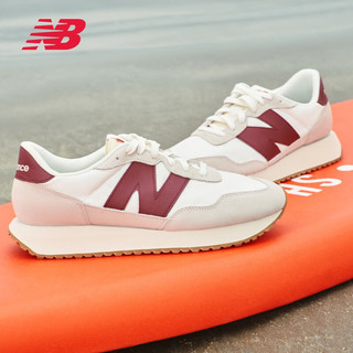 移动端、京东百亿补贴、PLUS会员：new balance 237系列 通用款休闲鞋 MS237SB