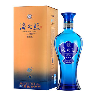 移动端,京东百亿补贴:yanghe 洋河 海之蓝 52度 绵柔浓香型白酒 520ml