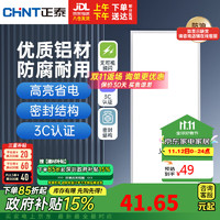 CHNT 正泰 led集成吊顶灯面板灯平板灯05E 24W 哑白 5700K