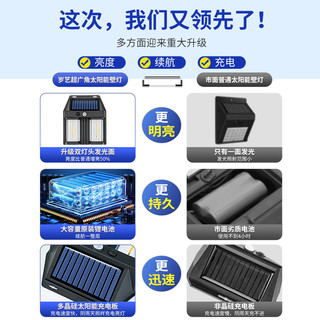 太阳能感应灯户外壁灯阳台灯入户门led氛围庭院花园防水围墙壁灯