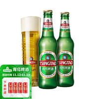 移动端、京东百亿补贴：TSINGTAO 青岛啤酒 经典11度316ml*24瓶