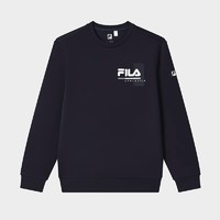 FILA 斐乐 男士卫衣秋冬运动健身跑步训练套头衫圆领休闲长袖上衣男