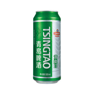 青岛啤酒清爽500ml*6听+足球罐500ml*6听+福罐500ml*6听共18听