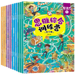 12册找不同迷宫书专注力训练书3-4-5-6岁儿童益智注意力观察记忆
