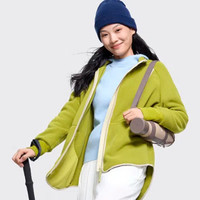 Beneunder 蕉下 女士时尚休闲保暖抓绒外套 PO87424 翠竹青 M