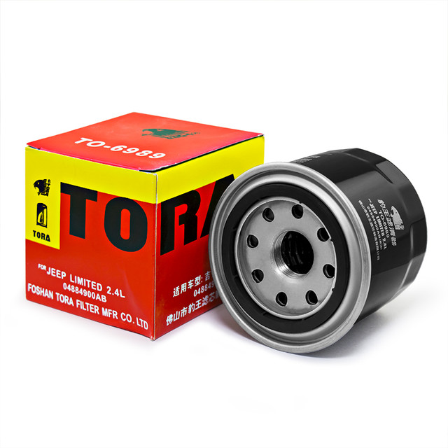 TORA 豹王 机油滤芯适用吉普自由光克莱斯勒铂锐菲亚特菲跃滤清器TO-6989