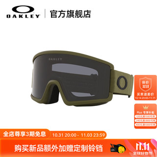 OAKLEY欧克利Target Line L柱面滑雪镜防雾滑雪装备护目眼镜7120&7121 【L码】暗灰色-13