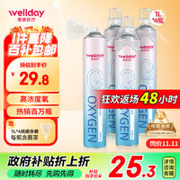 移动端、京东百亿补贴：WELLDAY 维德 氧气瓶便携式 1000ML