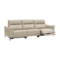  顾家家居 KUKA 90.DK.6055 真皮沙发 三人位左电动 纳帕柔空白