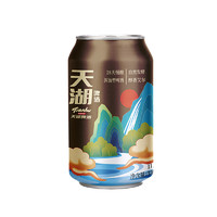 tianhu 天湖啤酒 浑浊型小麦原浆白啤 330ml*24罐