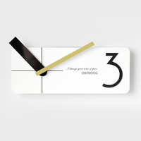 EMITDOOG 艺术个性家居钟饰 P000EMA56 黄色简约 其他尺寸