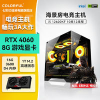 百亿补贴：COLORFUL 七彩虹 RTX4060主机、i5-12400F台式电脑主机游戏电竞组装机