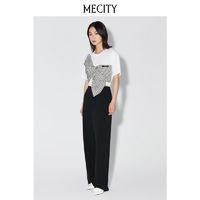 百亿补贴：MECITY 女士夏新款立体蝴蝶结甜美T恤518560