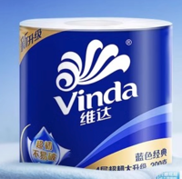 Vinda 维达 蓝色经典 卷纸140g 10卷 有芯卷纸