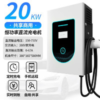 云亿兆 直流汽车充电桩7/20/40kw30新能源家用壁挂式直流9孔快充380V器适用红旗EQM5蔚来极氪小鹏吉利远程 共享商用/20kw/4.3寸显示屏