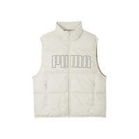 PUMA彪马男女休闲印花宽松隔冷保温羽绒马甲背心VEST 687431