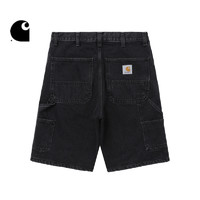 carhartt WIP 短裤男装春夏经典LOGO标签多口袋石洗宽版牛仔工装